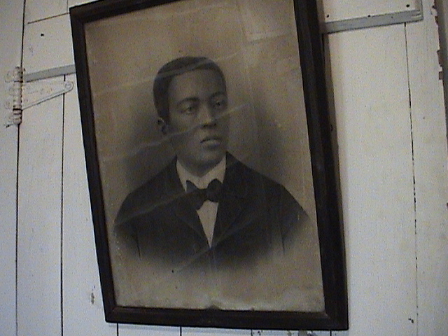 Professor William Edwards, picture hung in his library of his home, Snowhill Alabama. 